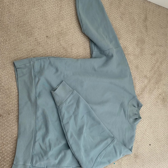 size 2, soft blue tna high neck sweater - Picture 2 of 4